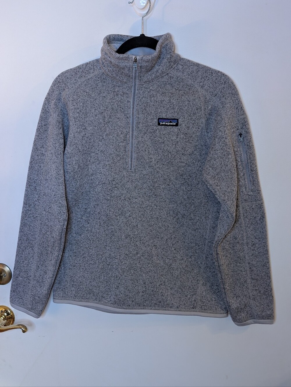 Patagonia Women's Gray Quarter-Zip Fleece Pullover